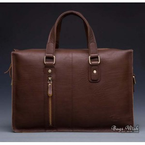 Briefcase for men leather, brown leather briefcase bag