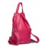 rose ladies leather backpack purse