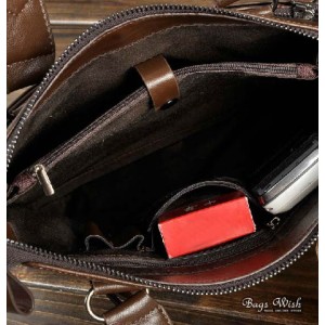 faux leather messenger bag