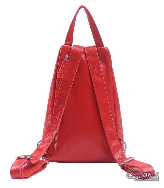 Leather backpack for women, ladies leather backpack purse - BagsWish