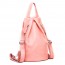 pink Leather backpack for women