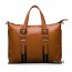 Fine leather briefcase orange