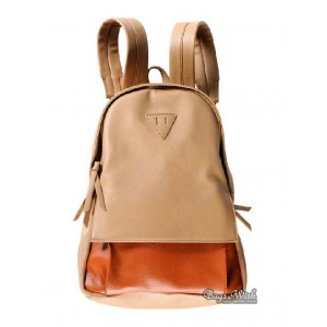 Ladies leather backpack, PU leather backpack for school