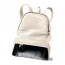 white Ladies leather backpack