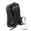 black PU leather book bag