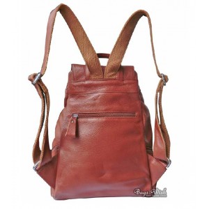 leather bookbag