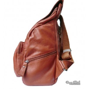 leather backpack women