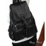 black Cowhide leather backpack
