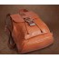 brown Leather ladies backpack