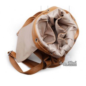 womens leather rucksack backpack