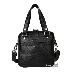 black shoulder handbag