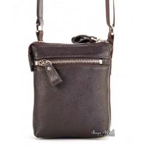 brown sports messenger bag