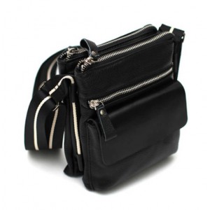 Small leather bag for men