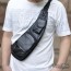 leather shoulder backpack