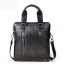 black Leather bag for men brown