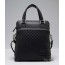 black cool leather messenger bag