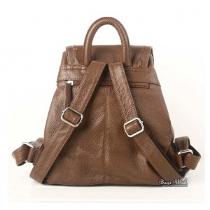 leather strap backpack