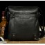 black crossbody messenger bag