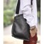 vertical leather messenger bag