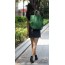 green leather tote bag for women