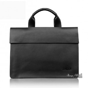 Cowhide briefcase black, 13 inch computer briefcase coffee