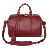 red messenger bag for women