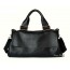 Leather organizer handbag