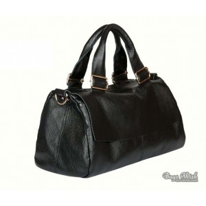 cowhide Leather organizer handbag
