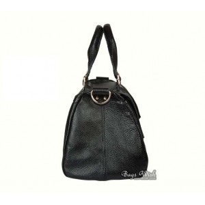 cowhide leather large handbag