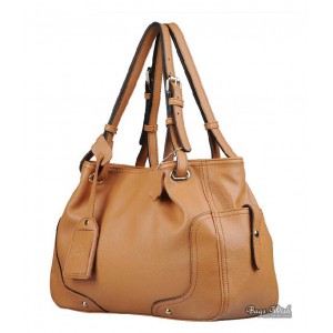 brown leather western handbag