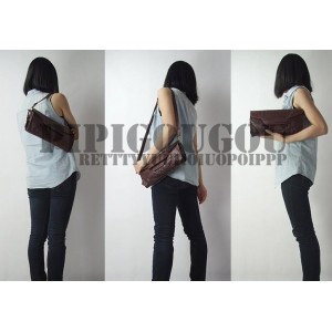 coffee leather bag