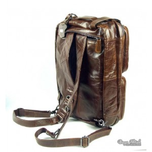 leather 14 laptop backpack