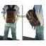 mens leather 14 laptop backpack