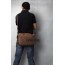 mens Leather messenger bag