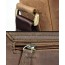 vintage leather flap over briefcase