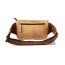 coffee cowhide waist pouch