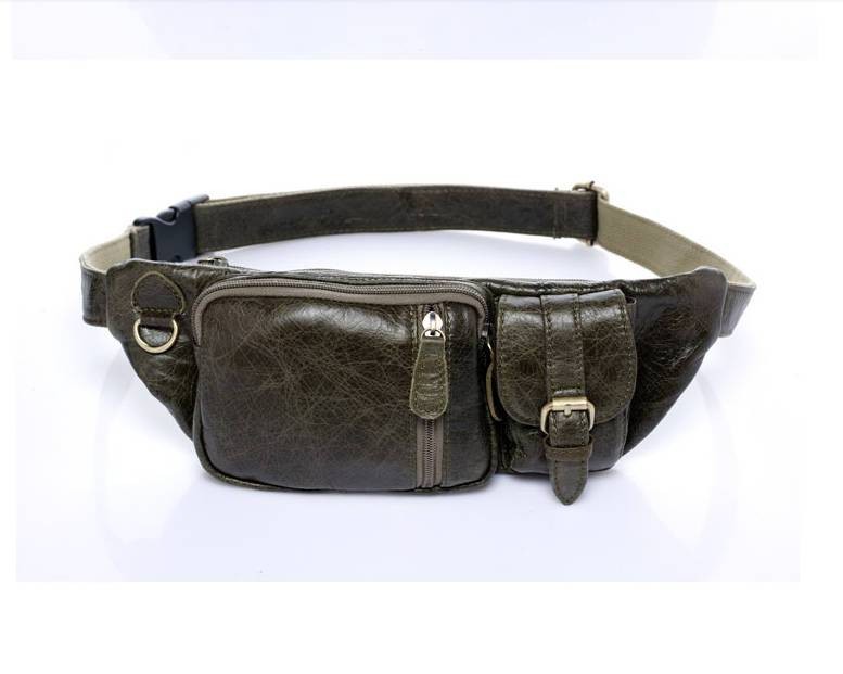 Waist belt bag, leather waist hip bag - BagsWish