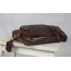 brown leather waist hip bag