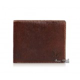 Leather billfold, leather card holder wallet