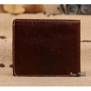 coffee Leather billfold