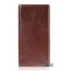 brown leather billfold wallet