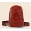 brown One strap back pack