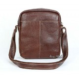 Distressed leather messenger bag men, brown leather messenger bag
