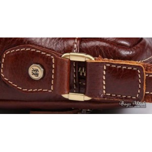 vintage leather brown bag
