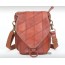 Leather messenger bag brown
