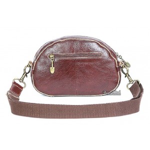 brown leather shoulder bag