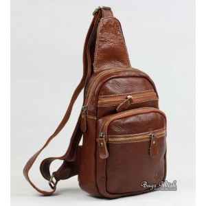 Single strap backpack, black one strap backpack for men