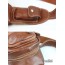 brown side strap backpack