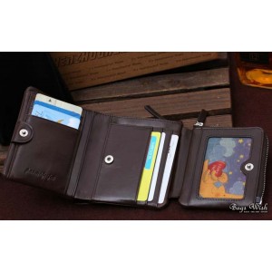  mens trifold leather wallet