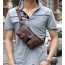 mens Single strap bag coffee